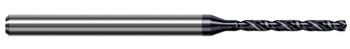 2.057 MM DRILL DIA X 28.000 mm" FLUTE LENGTH - 2 FL - ALTIN NANO COATED, EFG0810-C6  HARVEY TOOL  SKU HARTO1-EFG0810-C6