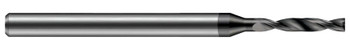 1.587 MM DRILL DIA X 7.600 MM FLUTE LENGTH - 2 FL - TIB2 COATED, FBF0625-C8  HARVEY TOOL  SKU HARTO1-FBF0625-C8