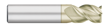 3 FL - 0.1250" (1/8) Cutter DIA x 0.3750" (3/8) LOC  - ZrN Coated
