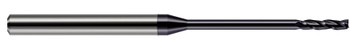 3 FL - 0.0120" (.3 mm) Cutter DIA x 0.0600" LOC x 0.1200" Reach - AlTiN Coated