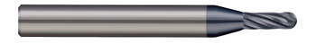 6 FL - 0.0620" (1/16) Cutter DIA x 0.1860" LOC  - AlTiN Nano Coated