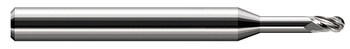 4 FL - 0.1180" (3 mm) Cutter DIA x 0.1770" LOC x 0.6250" (5/8) Reach  HARVEY TOOL  SKU HARTO1-803105