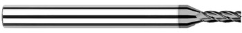 4 FL - 0.1875" (3/16) Cutter DIA x 0.7500" (3/4) LOC  - CVD Diamond 9µm