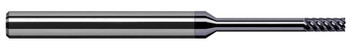 4 FL - 0.0150" (1/64) Cutter DIA x 0.0450" LOC x 0.1870" (3/16) Reach - AlTiN Nano Coated  HARVEY TOOL  SKU HARTO1-951815-C6