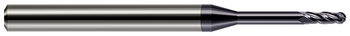 4 FL - 0.0310" (1/32) Cutter DIA x 0.0930" (3/32) LOC x 0.2500" (1/4) Reach - AlTiN Coated  HARVEY TOOL  SKU HARTO1-734931-C3