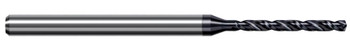 0.889 mm Drill DIA x 10.500 mm Flute Length - 2 FL - AlTiN Nano Coated