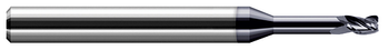3 FL - 0.1406" (9/64) Cutter DIA x 0.0300" Radius x 0.2200" LOC x 0.7500" (3/4) Reach - AlTiN Coated  HARVEY TOOL  SKU HARTO1-42209-C3