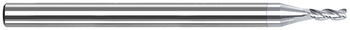 3 FL - 0.1090" (7/64) Cutter DIA x 0.0050" Radius x 0.3270" LOC - TiB2 Coated  HARVEY TOOL  SKU HARTO1-50107-C8