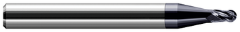 2 FL - 0.1406" (9/64) Cutter DIA x 0.2200" LOC - AlTiN Coated  HARVEY TOOL  SKU HARTO1-50909-C3