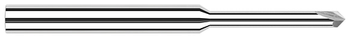 0.0390" (1 mm) Neck DIA x 0.3250" Reach x 45Ã‚Â° per side - 2 FL Â– HARVEY TOOL Â– SKU HARTO1-725245