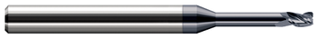 3 FL - 0.0930" (3/32) Cutter DIA x 0.0200" Radius x 0.1390" LOC x 0.5850" Reach - AlTiN Coated  HARVEY TOOL  SKU HARTO1-728493-C3