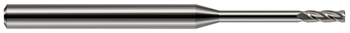 4 FL - 0.0930" (3/32) Cutter DIA x 0.0100" Radius x 0.2790" LOC x 0.9500" Reach  HARVEY TOOL  SKU HARTO1-730493