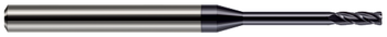4 FL - 0.1250" (1/8) Cutter DIA x 0.0100" Radius x 0.3750" (3/8) LOC x 1.2500" (1-1/4) Reach - AlTiN Coated  HARVEY TOOL  SKU HARTO1-730508-C3