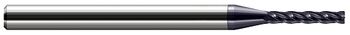 4 FL - 0.1250" (1/8) Cutter DIA x 0.0100" Radius x 0.7500" (3/4) LOC - AlTiN Coated  HARVEY TOOL  SKU HARTO1-733810-C3