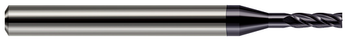 4 FL - 0.0200" (.5 mm) Cutter DIA x 0.0600" LOC x 0.1000" Reach - AlTiN Coated  HARVEY TOOL  SKU HARTO1-736120-C3
