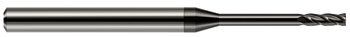 4 FL - 0.0500" Cutter DIA x 0.1500" LOC x 0.5000" (1/2) Reach - Amorphous Diamond Coated  HARVEY TOOL  SKU HARTO1-76450-C4
