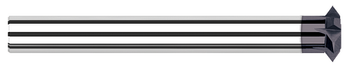 0.4375" (7/16) Cutter DIA x 0.2010" Width - 90Â° Included Angle - 8 FL - AlTiN Coated  HARVEY TOOL  SKU HARTO1-877508-C3