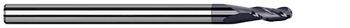 3 FL - 0.500 mm Cutter DIA x 0.750 mm LOC - AlTiN Nano Coated  HARVEY TOOL  SKU HARTO1-968011-C6