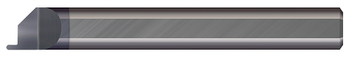 Right Hand - 0.1870" (3/16) Min Bore DIA x 0.750" (3/4) Max Bore Depth x 0.0200" Tooth Width x 0.0500" Projection x 2.00" (2) OAL x 0.0100" Radius - AlTiN Coated  MICRO 100  SKU MIC100-FGF-187-020-050X