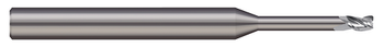 3 FL - 0.0781" (5/64) Cutter DIA x 0.010" Radius x 0.117" LOC x 0.900" Reach  MICRO 100  SKU MIC100-MEF-078-900-3-010