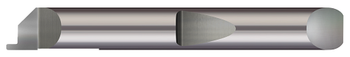 Quick Change - Right Hand - 0.3750" (3/8) Min Bore DIA x 0.750" (3/4) Max Bore Depth x 0.1180" Tooth Width x 0.1500" Projection x 2.00" (2) OAL x 0.0060" Radius  MICRO 100  SKU MIC100-QFGC6-375-118-150