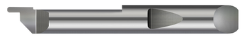 Quick Change -  Right Hand  - 0.3025" Min Bore DIA x 1.250" (1-1/4) Max Bore Depth x 0.0930" (3/32) Tooth Width x 0.1870" (3/16) Projection x 2.50" (2-1/2) OAL x 0.0465" Radius