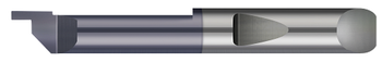 Quick Change -  Right Hand  - 0.3025" Min Bore DIA x 1.250" (1-1/4) Max Bore Depth x 0.0300" Tooth Width x 0.0600" Projection x 2.50" (2-1/2) OAL x 0.0030" Radius  - AlTiN Coated