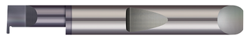 Quick Change -  Right Hand  - 0.3920" Min Bore DIA x 1.000" (1) Max Bore Depth x 0.0390" Tooth Width x 0.1000" Projection x 2.50" (2-1/2) OAL x 0.0030" Radius  - AlTiN Coated