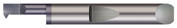 Quick Change - Right Hand - 0.3120" (5/16) Min Bore DIA x 1.000" (1) Max Bore Depth x 0.0700" Projection x 2.50" (2-1/2) OAL x 0.002" Corner Radius #8-40 - AlTiN Coated  MICRO 100  SKU MIC100-QIT-2901000X