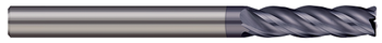 4 FL - 0.1875" (3/16) Cutter DIA x 0.010" Radius x 0.750" (3/4) LOC  - AlTiN Coated