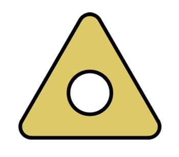 .250 IC X .031 R TP STYLE INSERT, 10 PC  MICRO 100  SKU MIC100-TP-42