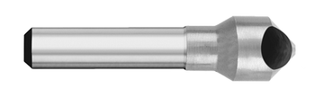 0.2500" (1/4) Shank DIA x 60° Included Angle x 2.0313" Overall Length Cobalt Countersink, 0 Flutes, Uncoated
