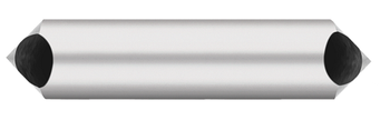 0.2500" (1/4) Shank DIA x 82Â° Included Angle x 1.5000" (1-1/2) Overall Length Cobalt Countersink DE, 0 Flutes, Uncoated  TITAN USA  SKU TITUS1-CD31505