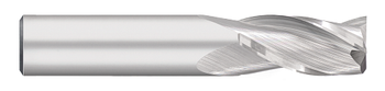 0.0313" Cutter DIA x 0.1250" (1/8) Length of Cut Carbide Square End Mill, 3 Flutes, Uncoated