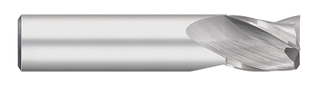 0.0313" Cutter DIA x 0.0625" (1/16) Length of Cut Carbide Square End Mill, 3 Flutes, Uncoated