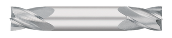 0.4375" (7/16) Cutter DIA x 0.5625" (9/16) Length of Cut Carbide Square End Mill, 4 Flutes, Uncoated