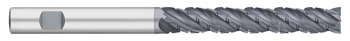 1.0000" (1) Cutter DIA x 3.0000" (3) Length of Cut Carbide Variable Index Square End Mill Chipbreaker, 4 Flutes, ALCRO-Max Coated  TITAN USA  SKU TITUS1-TC28101
