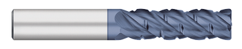 0.5000" (1/2) Cutter DIA x 0.0300" Radius x 3.0000" (3) Length of Cut Carbide Corner Radius Rougher, 4 Flutes, AlTiN Coated  TITAN USA  SKU TITUS1-TC29890