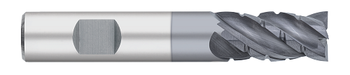 0.6250" (5/8) Cutter DIA x 1.2500" (1-1/4) Length of Cut Carbide Variable Index Square End Mill Chipbreaker, 4 Flutes, ALCRO-Max Coated  TITAN USA  SKU TITUS1-TC28065