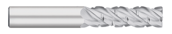0.2500" (1/4) Cutter DIA x 0.0200" Radius x 1.5000" (1-1/2) Length of Cut Carbide Corner Radius Rougher, 4 Flutes, Uncoated  TITAN USA  SKU TITUS1-TC29787
