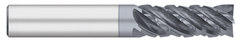 0.3750" (3/8) Cutter DIA x 1.0000" (1) Length of Cut Carbide Variable Index Square End Mill Chipbreaker, 5 Flutes, ALCRO-Max Coated  TITAN USA  SKU TITUS1-TC13274