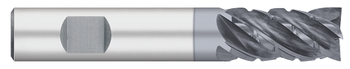 0.5000" (1/2) Cutter DIA x 1.2500" (1-1/4) Length of Cut Carbide Variable Index Square End Mill Chipbreaker, 5 Flutes, ALCRO-Max Coated  TITAN USA  SKU TITUS1-TC13281