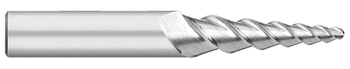 0.1250" (1/8) Cutter DIA x 1.0000" (1) Length of Cut Carbide Ball End Mill, 3 Flutes, Uncoated  TITAN USA  SKU TITUS1-TC85039
