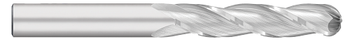 0.3750" (3/8) Cutter DIA x 1.5000" (1-1/2) Length of Cut Carbide Ball End Mill, 3 Flutes, Uncoated  TITAN USA  SKU TITUS1-TC18325