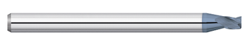 0.0850" Cutter DIA x 0.1280" Length of Cut Carbide Square End Mill, 3 Flutes, AlTiN Coated  TITAN USA  SKU TITUS1-TC30840