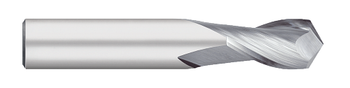 0.5000" (1/2) Cutter DIA x 1.0000" (1) Length of Cut x 120Â° included Carbide Drill / End Mill, 2 Flutes, Uncoated  TITAN USA  SKU TITUS1-TC31732