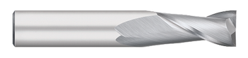 0.4375" (7/16) Cutter DIA x 1.0000" (1) Length of Cut Carbide Square End Mill, 2 Flutes, Uncoated