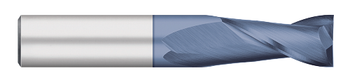 0.7500" (3/4) Cutter DIA x 1.5000" (1-1/2) Length of Cut Carbide Square End Mill, 2 Flutes, AlTiN Coated  TITAN USA  SKU TITUS1-TC65033