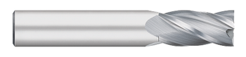 0.1875" (3/16) Cutter DIA x 0.6250" (5/8) Length of Cut Carbide Square End Mill, 4 Flutes, Uncoated  TITAN USA  SKU TITUS1-TC65044