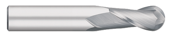 0.0938" Cutter DIA x 0.3750" (3/8) Length of Cut Carbide Ball End Mill, 2 Flutes, Uncoated  TITAN USA  SKU TITUS1-TC65081